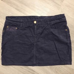H&M Corduroy jean skirt.